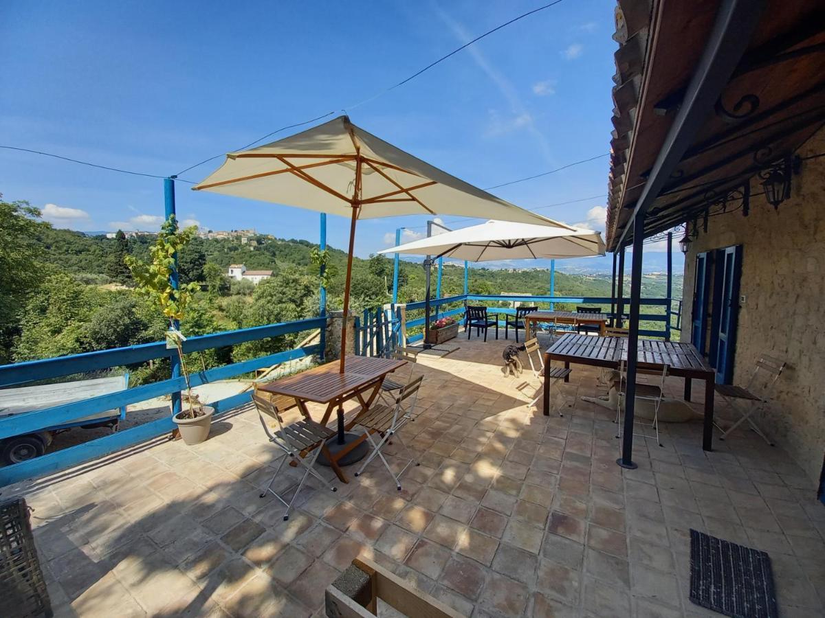 La Casa Dalle Finestre Blu Abbateggio Eksteriør bilde